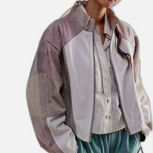 Free People Purple and White Jacket (SOLD)